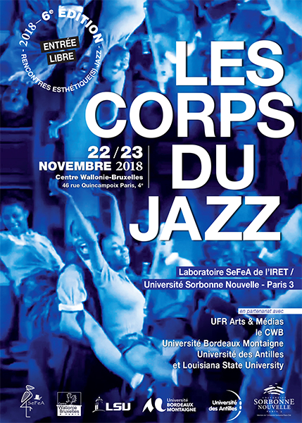 Programme Les corps du Jazz 2018 1