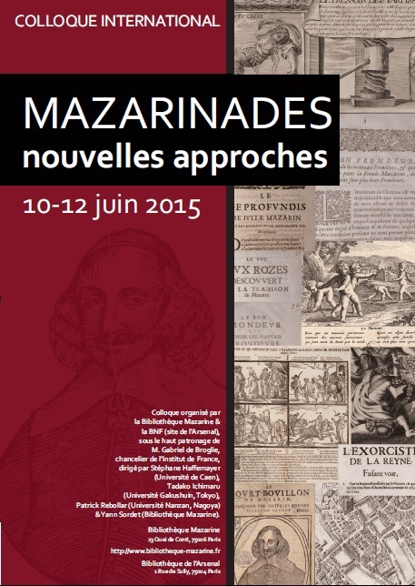 Mazarinade 2015 affiche