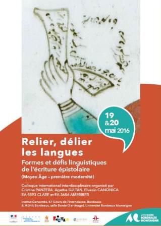 2016 05 Relier delier langues